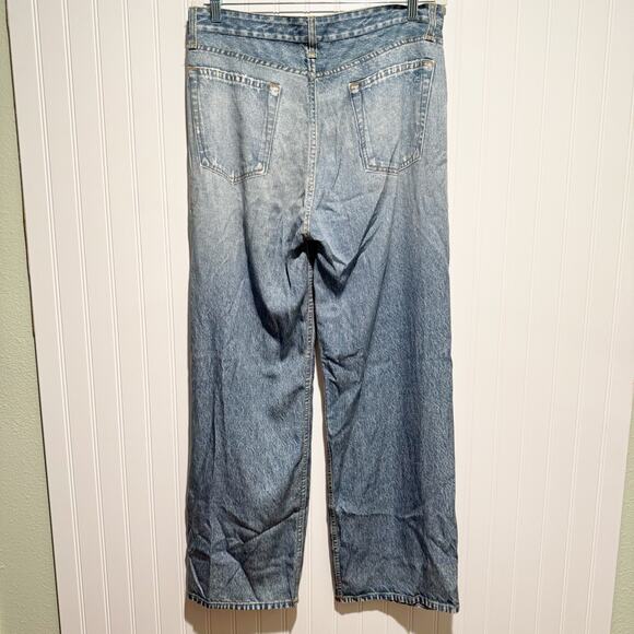 rag & bone Light Blue Flare & Wide Leg Jeans - Picture 6 of 7
